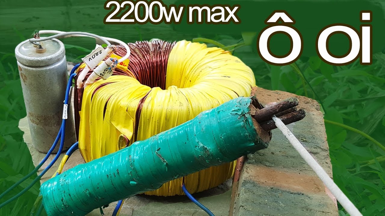 Cách làm máy hàn hồ quang từ biến áp xuyến Lioa, supply amplifier ...