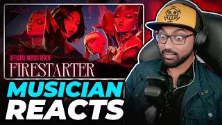 Musician Reacts to K/DA - FIRESTARTER ft. MIYEON & SOYEON of i-dle | K/DA is BACK!