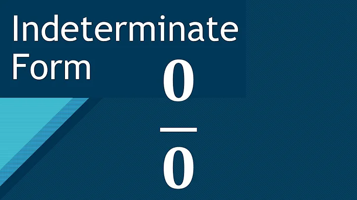 Why is zero over zero indeterminate?
