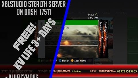 XBLStudio Stealth Server | Dash 17511 | Free Stealth + Download | RGH/JTAG