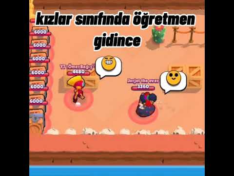 Kızlar sınıfında öğretmen gidince vs Erkekler sınıfından öğretmen gidince🤣🤣#shorts #brawlstars #bs