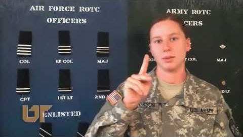 UT ROTC Cadet and Interpreting Major Leah Wilkerson