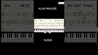FADED ALAN WALKER PIANO TUTORIAL