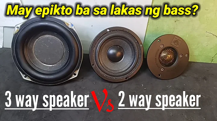3 way speaker or 2 way speaker ,lalakas ba ang bass ng sounds nyo?