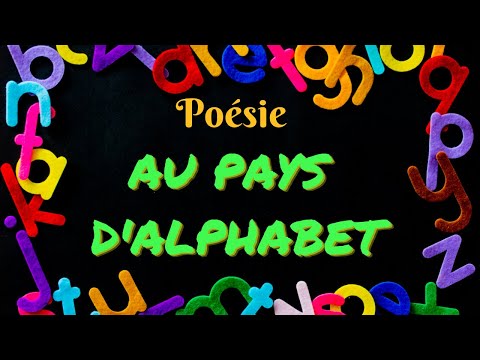French poem 🅰🅱Au pays d'alphabet de Jacques Lafont🅰🅱