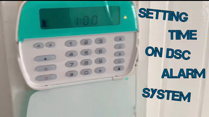 How to set time on DSC alarm system