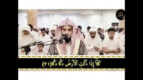 ما تيسر من سورة الفجر _ القارئ رعد محمد الكردي