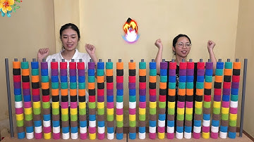 🎧 Relaxing Color Ball Sorting with Gentle ASMR | Calm but Competitive