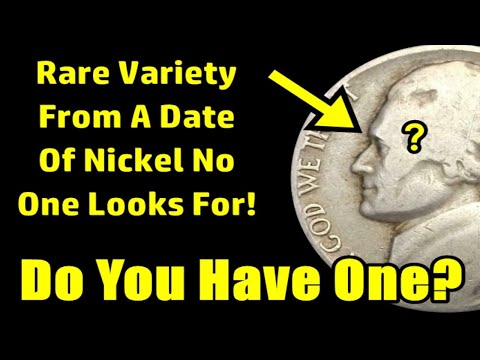 RARE Jefferson Nickel Variety That No One Looks For! - BIG $$$ Coin In Low Grades!