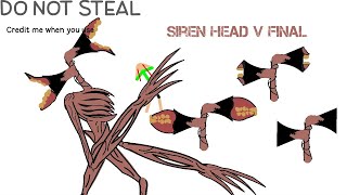 Siren head V Final [Siren head DC2] | Stick nodes animation
