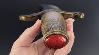 Rubber Blade Ruby Hilted Dagger Wheel of Time - How It&#39;s Made (3D Model Available)