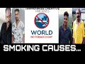 Smoking causes world no  tobacco day happenings creative