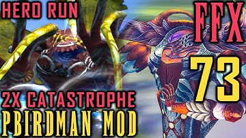 Final Fantasy X - Pbirdman Mod Walkthrough - Part 73 - Double Catastrophe Boss Battle (Hero Run 2)