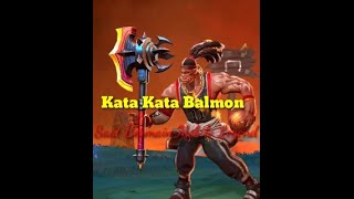 SUARA KATA KATA BALMOND BAHASA INDONESIA #mobilelegends #tiktok #balmond  #topglobalmobilelegends