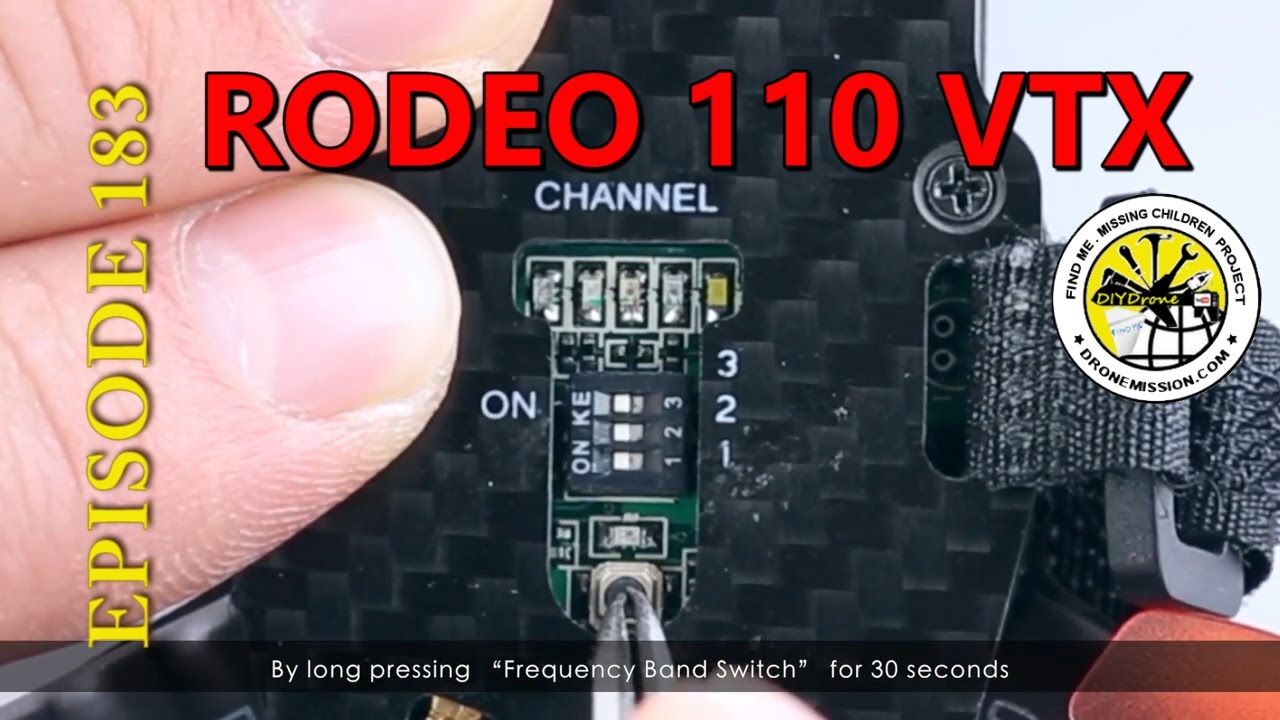 Walkera Rodeo 110 VTX Adjustments w Behind Z Scenes ✈