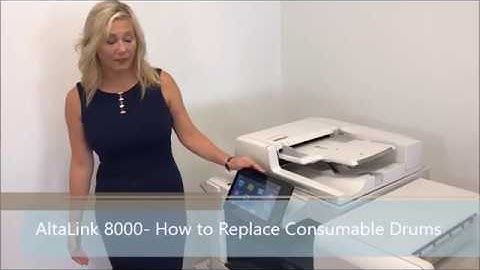AltaLink 8000 - How to Replace Consumable Drums