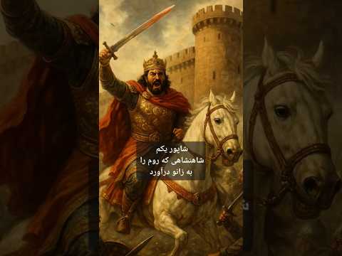 شاپور یکم شاهنشاه بزرگ ساسانی که ر م را به زانو درآورد