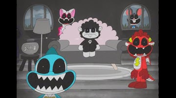Nightmare critters cartoon short (Poppy Playtime chapter 4)