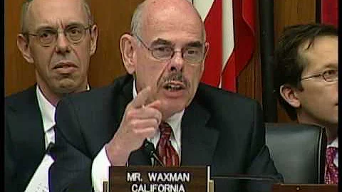 Waxman to Hayward: 'You're Not Taking Responsibili...