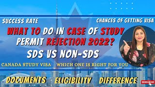 SDS VS NON-SDS CANADA || STUDY PERMIT || VISA REJECTION & SOLUTION || STUDY VISA CANADA 2022