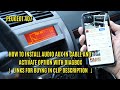 How to Install AUX Cable and activate with Diagbox on Peugeot 407 & Citroen C5 (RD4 Radio)