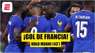 ¡GOL DE FRANCIA! GRAN jugada de Mbappé, centro y la define Kolo Muani. 1-0 vs Luxemburgo | Amistoso