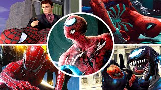 Evolution of Spiderman Nearly Dies in Spider-Man Games | 2004 - 2022 | 4K ULTRA HD