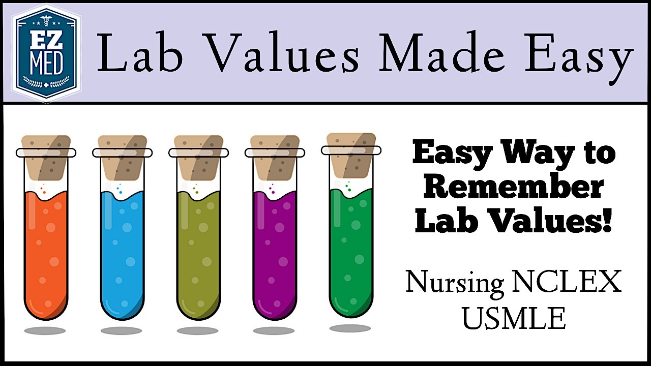 Easy Tricks To Remember Lab Values Nursing Nclex Usmle Youtube