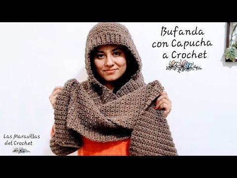 Video: Cómo Tejer Una Bufanda Con Capucha
