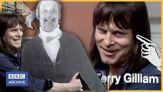 1974: TERRY GILLIAM on CUTOUT ANIMATION | The DIY Film Animation Show | Classic clips | BBC Archive