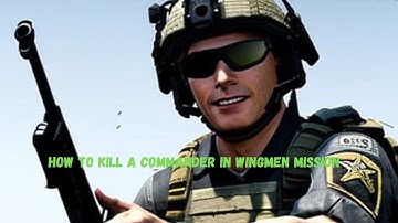 How to complete the wing men mission in DMZ (Kill a commander)
