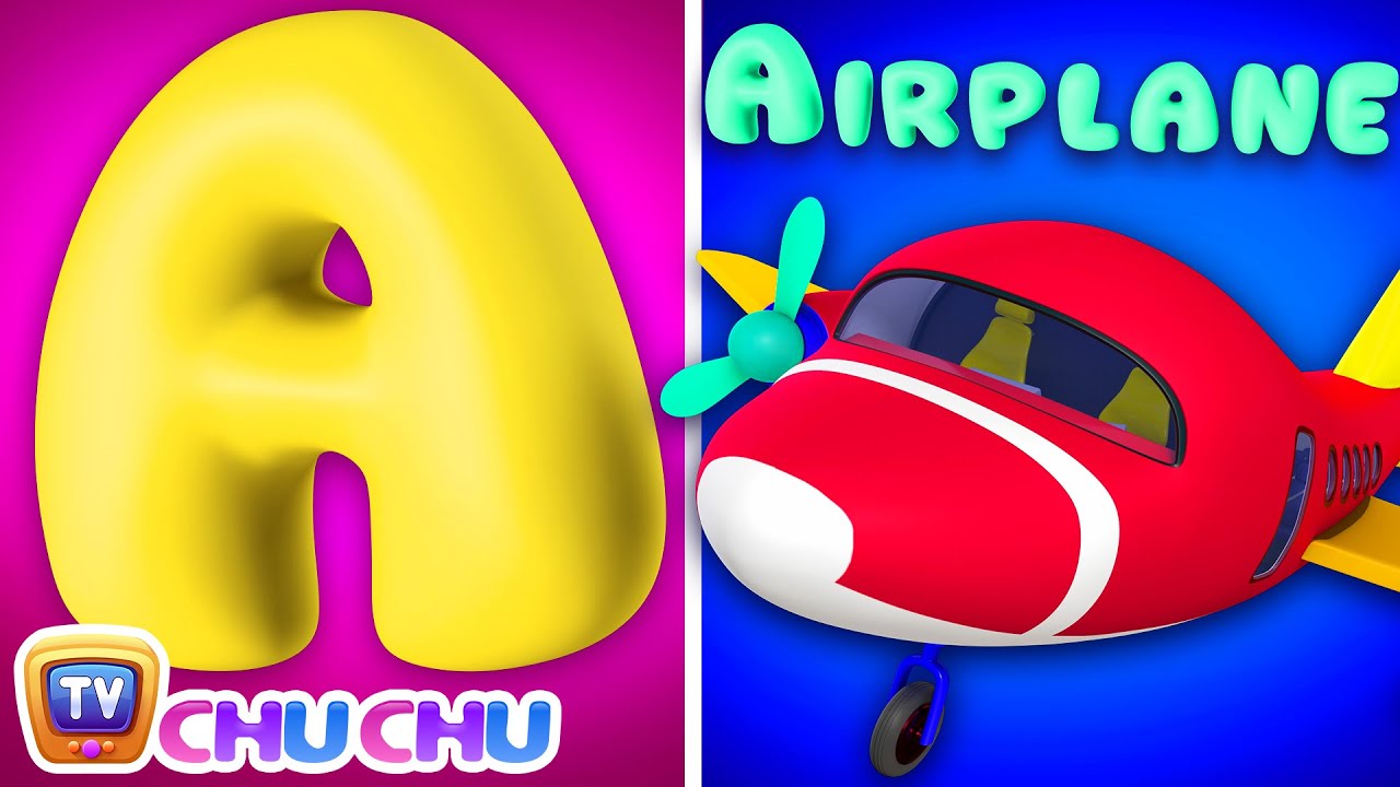 Learn ABC Vehicles and Phonics Song 4 - ChuChu TV Transportation Song for Kids!