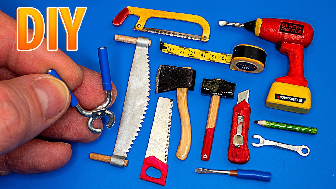 DIY Miniature Tool Set, DollHouse