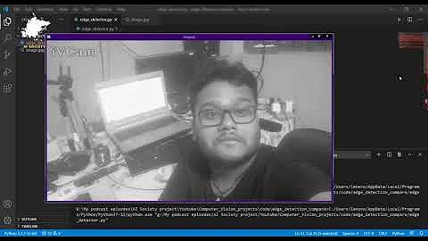 Code and Compare different edge detection in OpenCV Python | AI SOCIETY | Sameer Nigam
