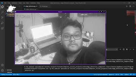 Code and Compare different edge detection in OpenCV Python | AI SOCIETY | Sameer Nigam