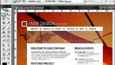 psd to html and css - part #3  prepare html and css