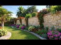 Inspirezvous  conceptions cratives de murs de jardin pour votre espace extrieur