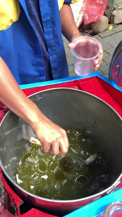Es Cincau - Indonesian Street Food. #shorts #streetfood #reels #food #gasken