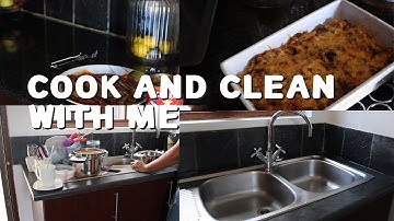 COOK AND CLEAN WITH ME 2022 // QUICK LUNCH // KITCHEN CLEANING MOTIVATION // SOUTH AFRICAN YOUTUBER