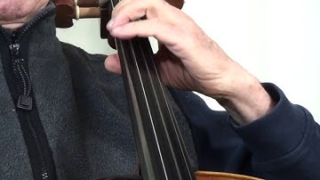 D melodic minor scale, 3, octave, cello