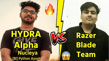 Razer Blade vs Alpha Clasher team( Nucleya ,【Bi】Python Ayush ) Fight in Georgopo|  l  Emulator