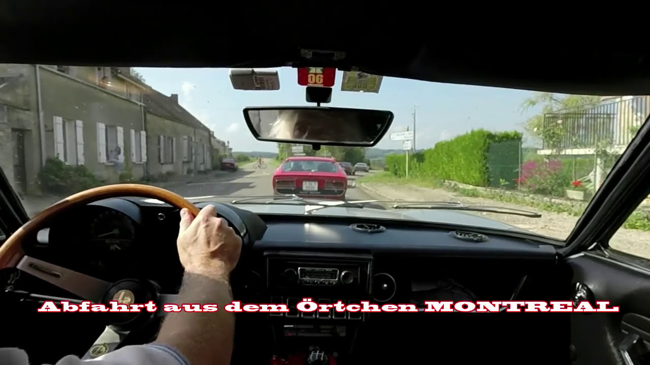 Alfa Romeo Montreal Leaving The Village Of Montreal In