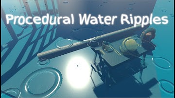 Procedural Water Ripples in Unity using Shader Graph Only