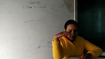 Class 7th Computer Chapter 11 Part 1