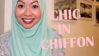 CHIFFON HIJAB TUTORIAL screenshot 3