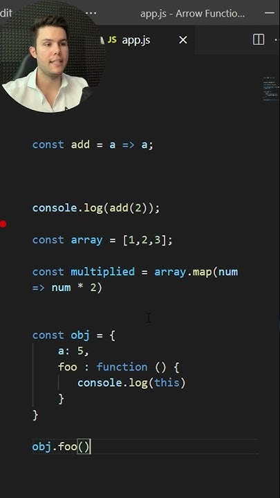 Les fonctions fléchées en JavaScript #shorts - YouTube