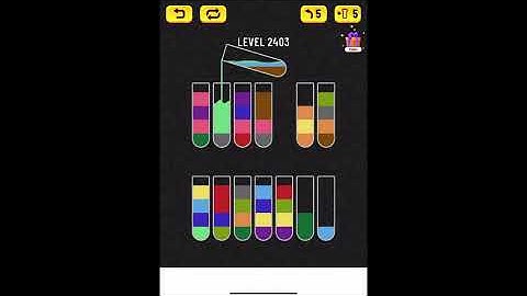 water sort puzzle level 2403