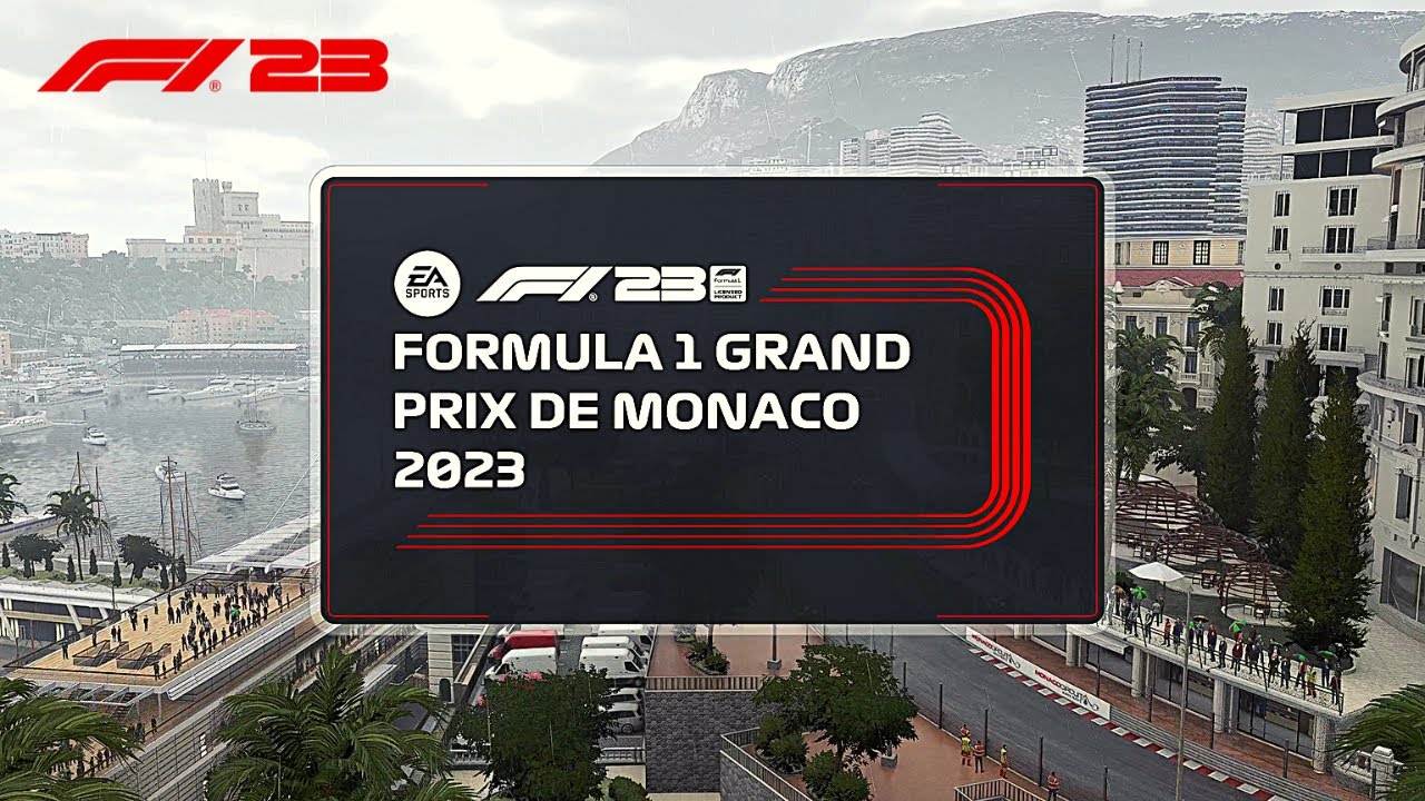 F1 23 Monaco Grand Prix Race Intro with David Croft Commentary