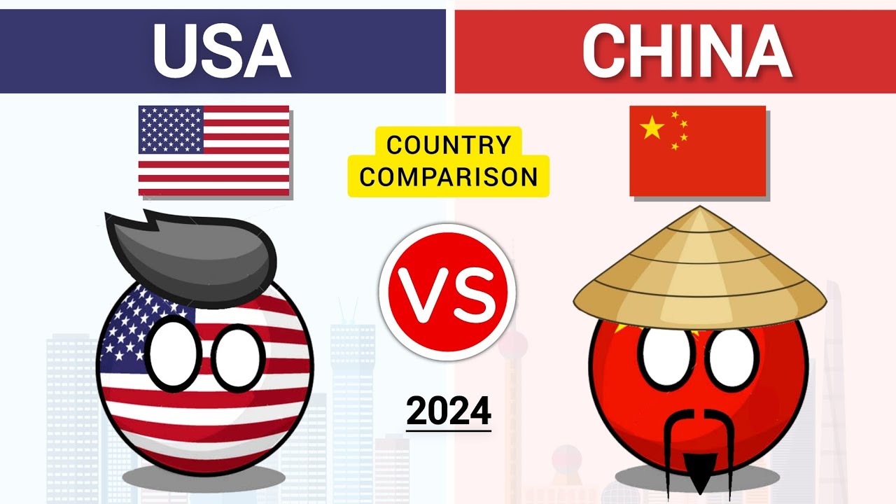 China Vs USA Country Comparison 2024 YouTube China Vs USA Country Comparison 2024 YouTube