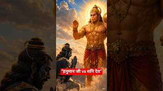 👉 Hanuman Ji vs Shani Dev 😱 | Hanuman Power Story 🚩 #shorts #ytshorts #viral #shortsfeed